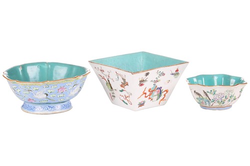 Lot 140 - A Chinese Famille Rose porcelain, tapering...