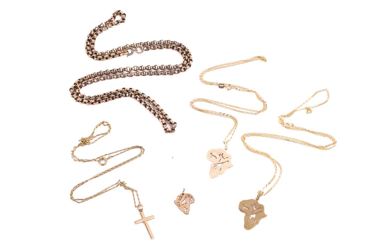 Lot 89 - A small aggregation of jewellery items;...