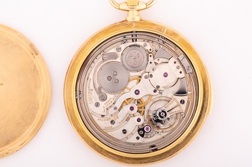Lot 386 - A Fine and Rare Cartier 18k Minute Repeater...