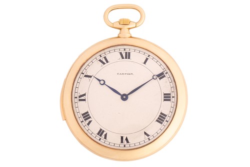 Lot 386 - A Fine and Rare Cartier 18k Minute Repeater...