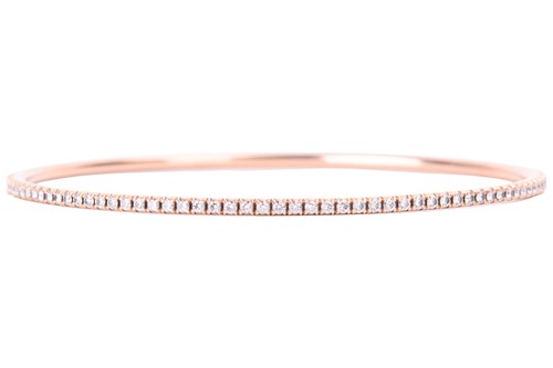 Lot 47 - Tiffany & Co. - a diamond-set 'Metro' close...
