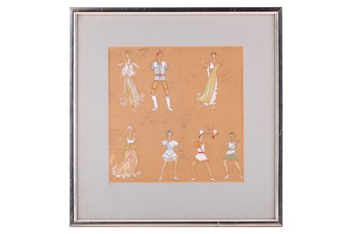 Lot 22 - 20th Century British School, Costume designs...