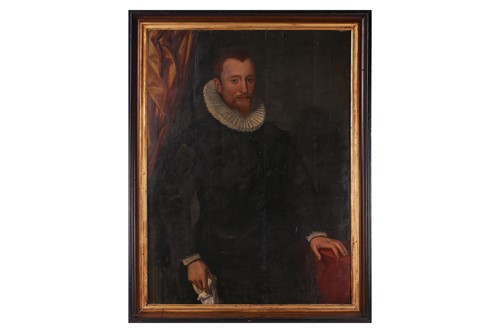 Lot 34 - 17th-Century Dutch School, three-quarter...