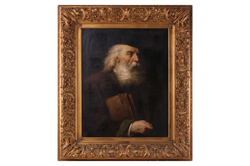 Lot 8 - F. Giovani (19th-Century) Italian, Portrait of...