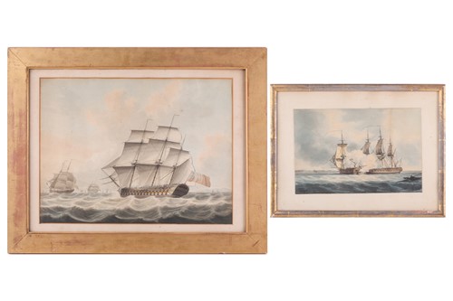 Lot 36 - 19th-century British school, A ship of the...