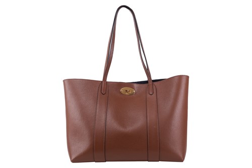 Lot 312 - Mulberry - a Bayswater tote bag in oak grain...