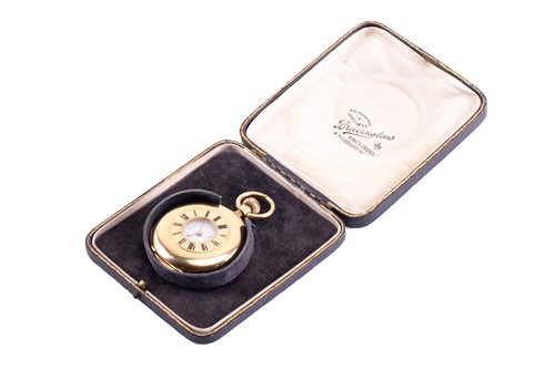 Lot 192 - A Michael Anderson Dublin 18k Quarter Repeater...