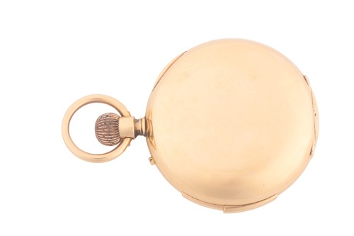 Lot 192 - A Michael Anderson Dublin 18k Quarter Repeater...