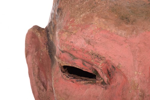 Lot 325 - An original over-sized papier mache mask/head,...