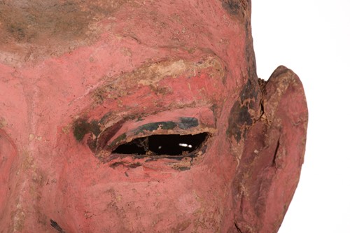 Lot 325 - An original over-sized papier mache mask/head,...