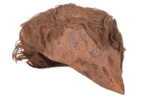 Lot 330 - An original papier mache lion mask, used as a...