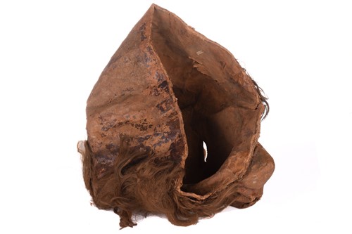 Lot 330 - An original papier mache lion mask, used as a...