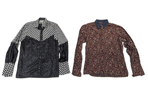 Lot 313 - Two 1970s Chemise Phillippe shirts, from the...