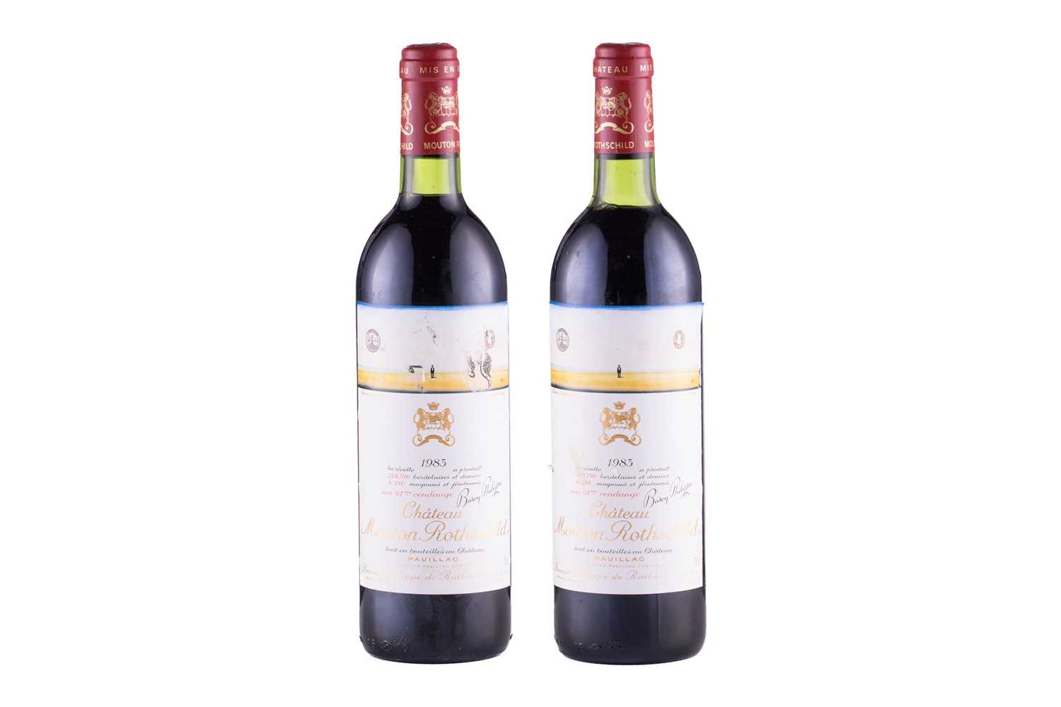 Lot 59 - Two bottles of Chateau Mouton Rothschild...