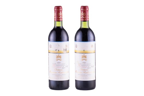 Lot 59 - Two bottles of Chateau Mouton Rothschild...
