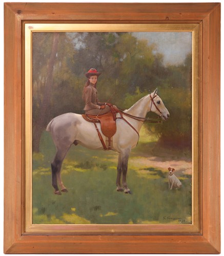 Lot 33 - George Gascoyne (1862 - 1933), 'Hilda,...
