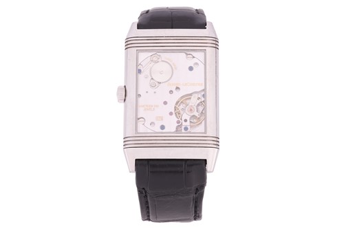 Lot 165 - A Jaeger LeCoultre Grand Reverso Stainless...