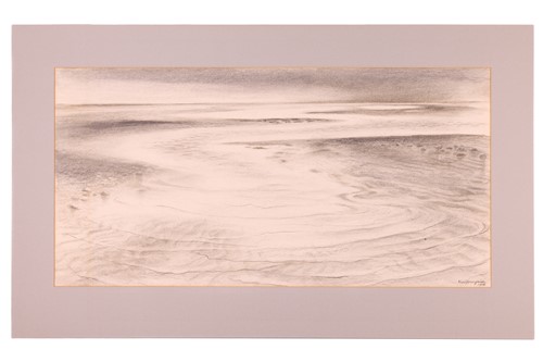 Lot 60 - Nan Youngman (1906-1995), Waves on the beach,...