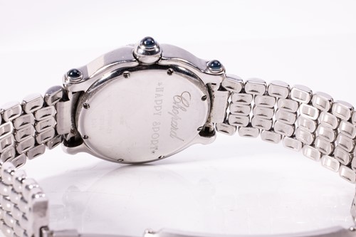 Lot 180 - A Chopard Happy Sport Stainless Steel...