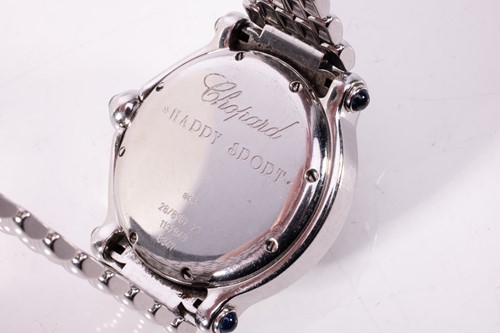 Lot 180 - A Chopard Happy Sport Stainless Steel...