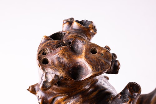 Lot 235 - Genryusai Seiya; a Japanese silvered bronze...