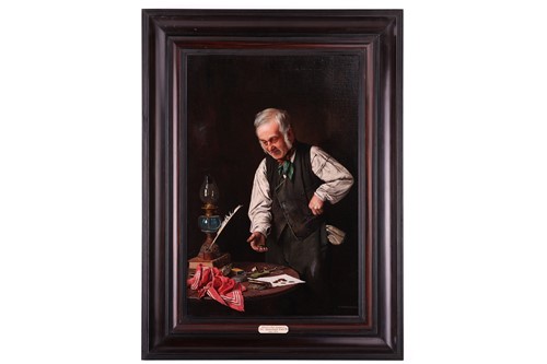 Lot 121 - Charles Spencelayh (1865 - 1958), 'Where's...