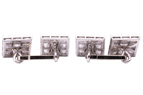Lot 185 - Van Cleef & Arpels - a boxed diamond dress set,...