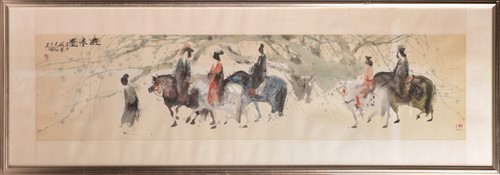 Lot 72 - Peng Xiancheng (Chinese, Born 1941) "A Spring...
