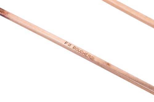 Lot 93 - A French hair pin, by Boucheron. Set with...