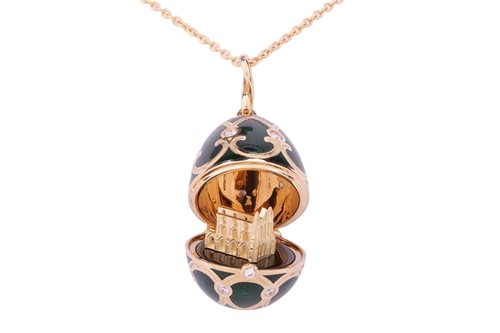 Lot 51 - A Fabergé heritage yellow gold diamond &...