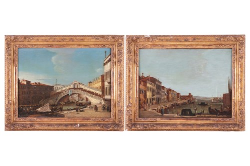Lot 24 - Venetian School (18th Century), A pair of...
