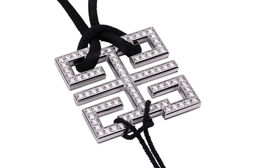 Lot 97 - Cartier - a diamond-set 'Le Baiser du Dragon...