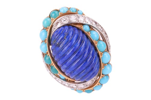 Lot 205 - Cartier - a torsade necklace and a single...