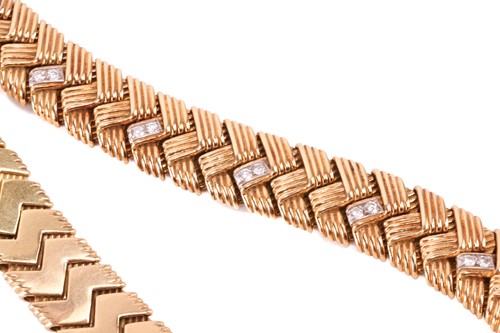 Lot 96 - Georges Lenfant for Mauboussin - a diamond-set...