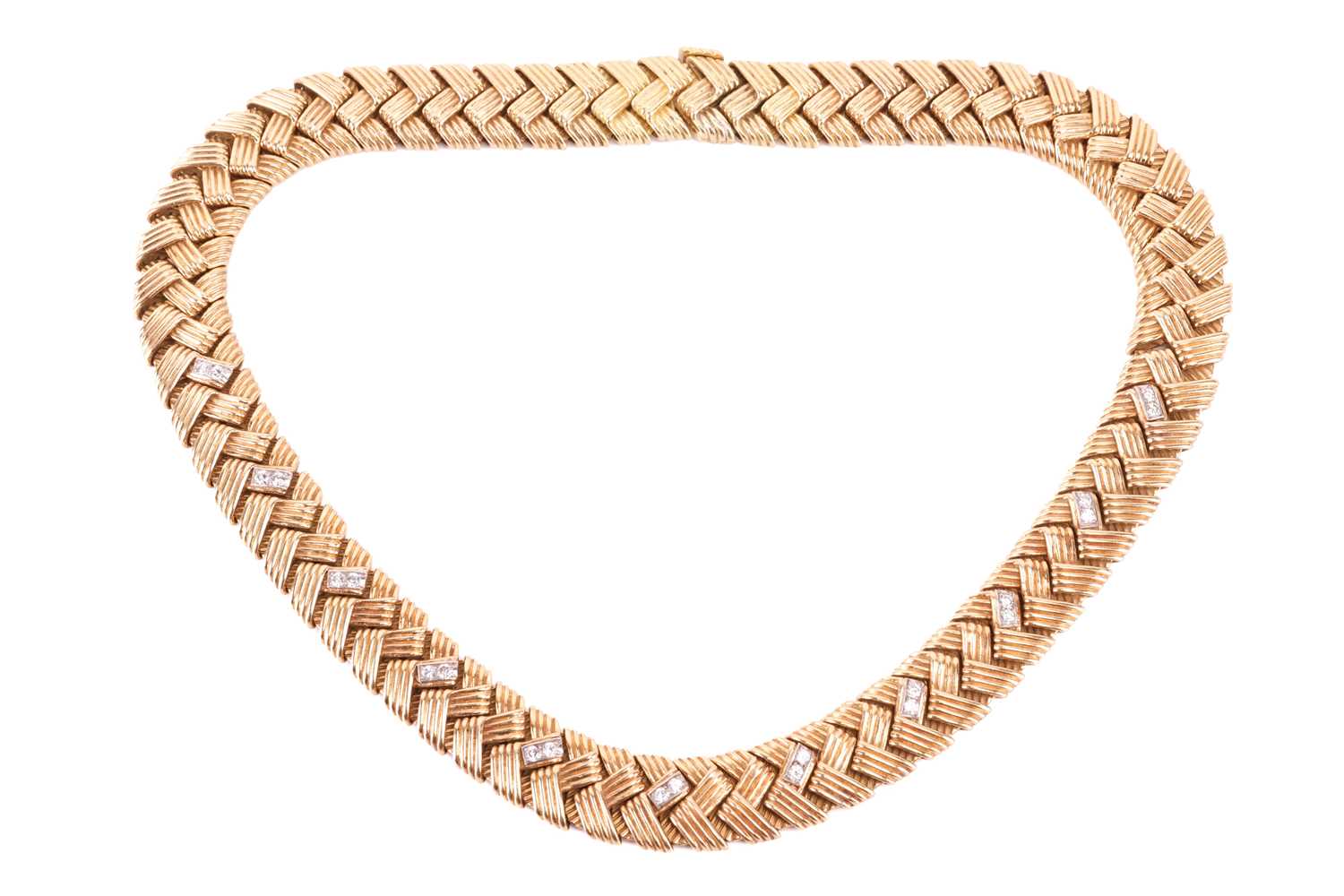 Lot 96 - Georges Lenfant for Mauboussin - a diamond-set...