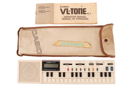 Lot 312 - A Casio VL-Tone VL-1 Keyboard, with original...