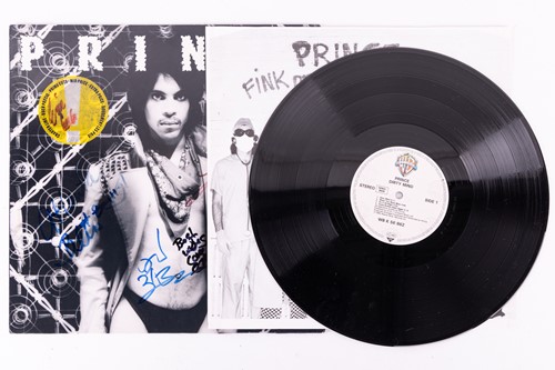 Lot 101 - Prince: A signed 'Dirty Mind' LP, (Warner Bros...