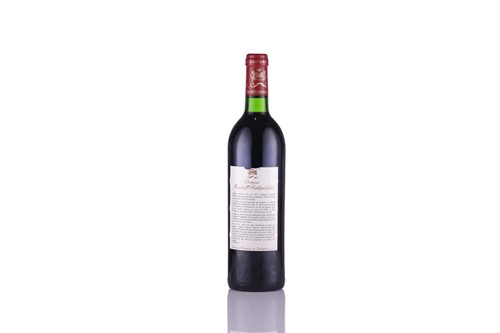 Lot 1 - Two Bottles of Chateau Mouton Rothschild 1ere...