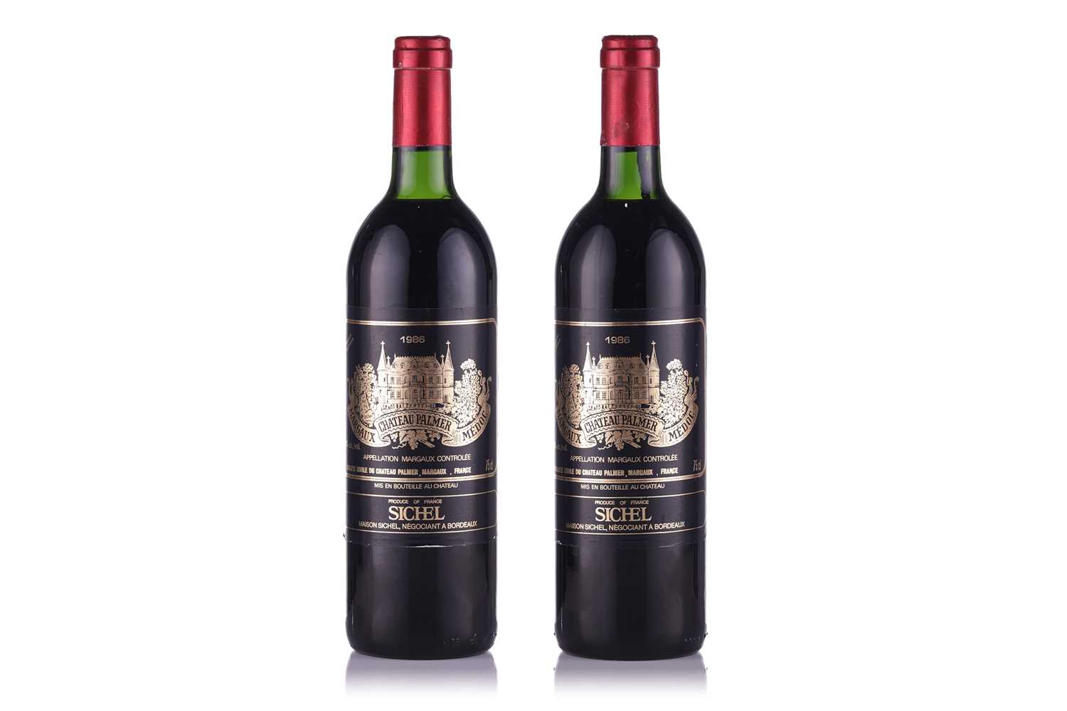 Lot 46 - Two Bottles of Chateau Palmer 3eme Grand Cru...