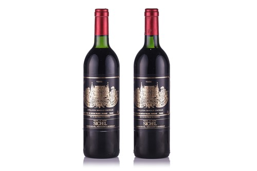 Lot 46 - Two Bottles of Chateau Palmer 3eme Grand Cru...
