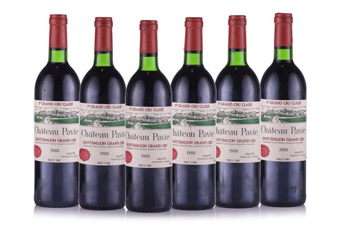 Lot 57 - Six Bottles of Chateau Pavie Saint Emilion, 1988