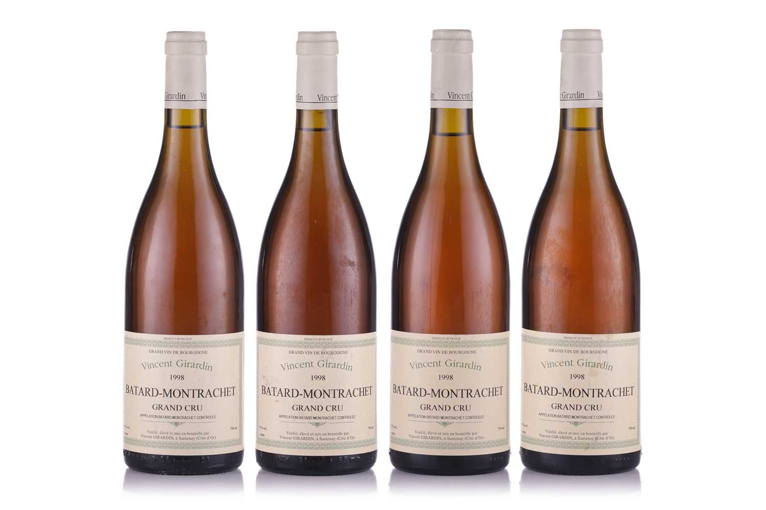 Lot 5 - Four bottles of Vincent Girardin Batard...