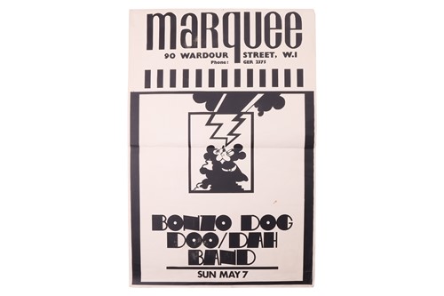 Lot 302 - An original monochrome poster from the 1967...