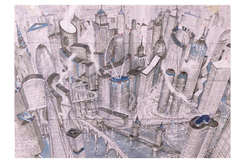 Lot 76 - Ricardo Cinalli (Argentine b.1948), 'London...