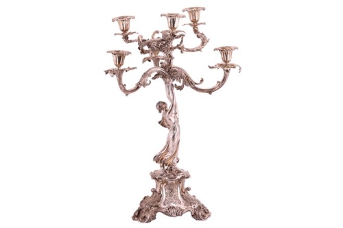 Lot 313 - A fine and impressive, figural table centre...