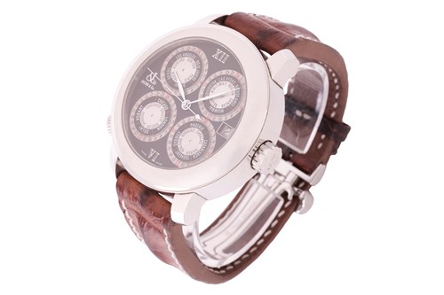 Lot 177 - A Jacob & Co limited edition world GMT watch...