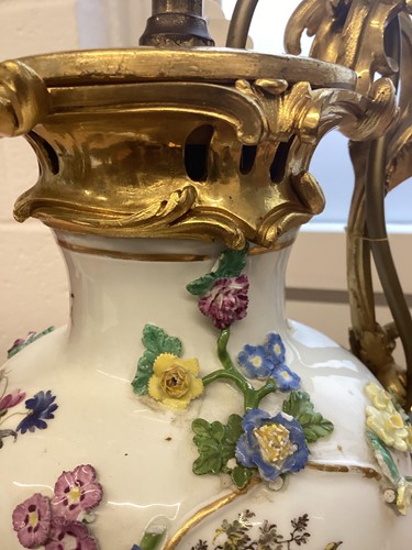 Lot 162 - A pair of 18th-century style Meissen porcelain...