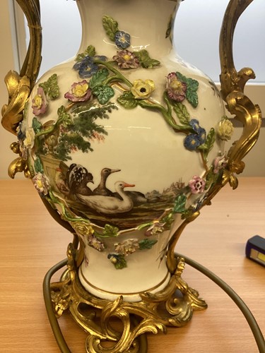Lot 162 - A pair of 18th-century style Meissen porcelain...