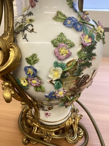 Lot 162 - A pair of 18th-century style Meissen porcelain...