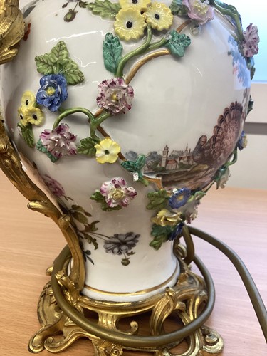 Lot 162 - A pair of 18th-century style Meissen porcelain...